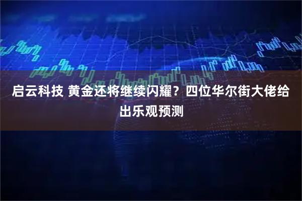 启云科技 黄金还将继续闪耀？四位华尔街大佬给出乐观预测